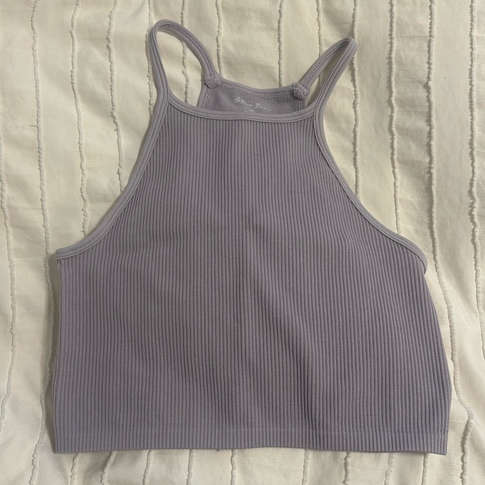 Active Basic purple ribbed tank size M/L